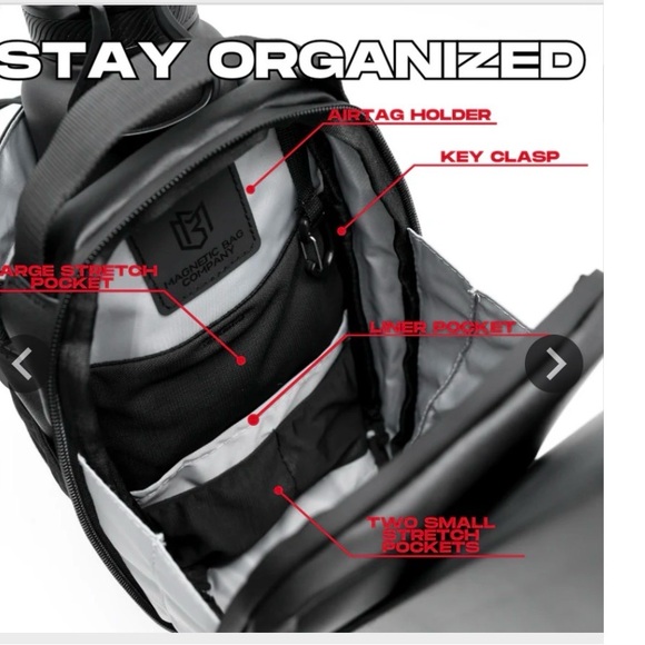 Magnetic Bottle Bag - Cream - Picture 6 of 6